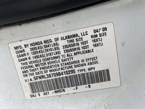Used 2009 Honda Odyssey EX-L image 41