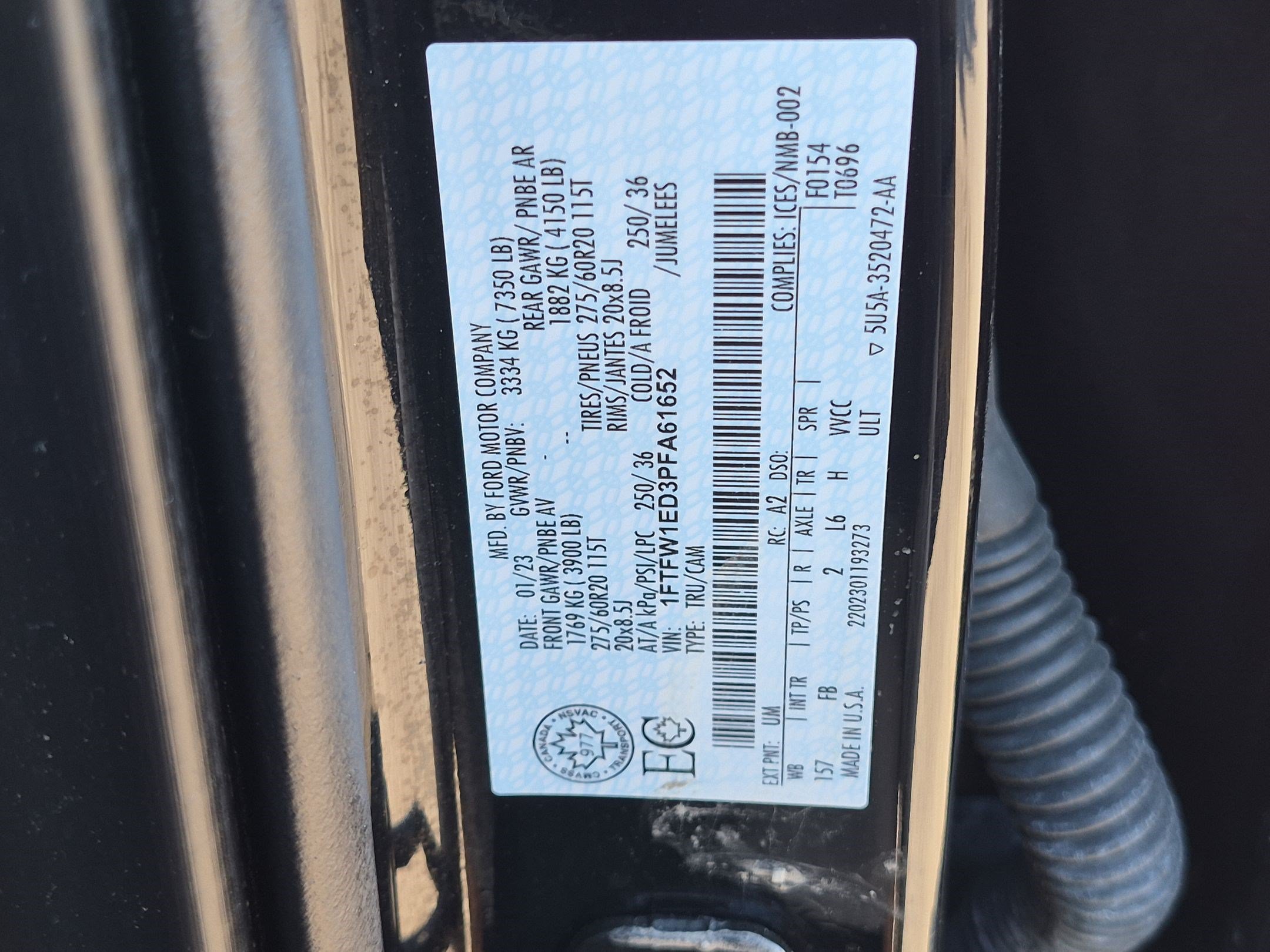 Certified 2023 Ford F150 XLT w/ Equipment Group 302A High AWD/4WD image 37