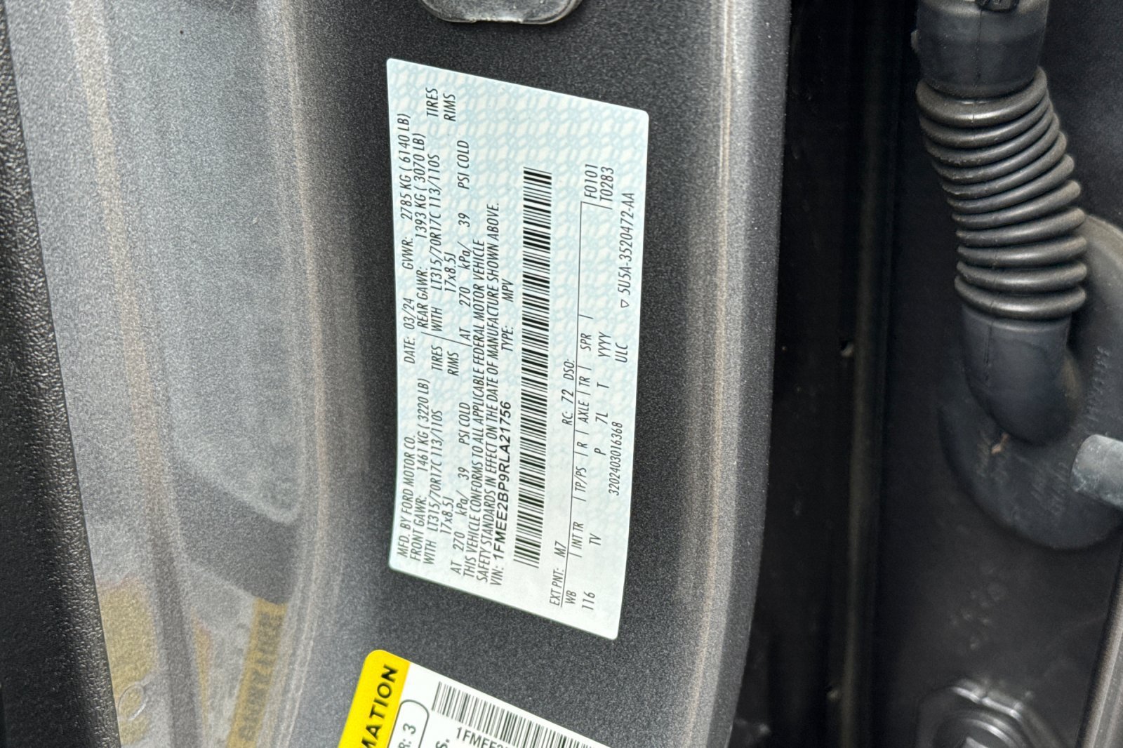 Certified 2024 Ford Bronco Wildtrak AWD/4WD image 39