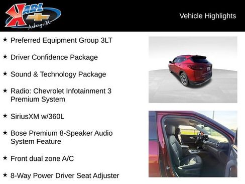 Used 2023 Chevrolet Blazer LT w/ Sound & Technology Package AWD/4WD image 2