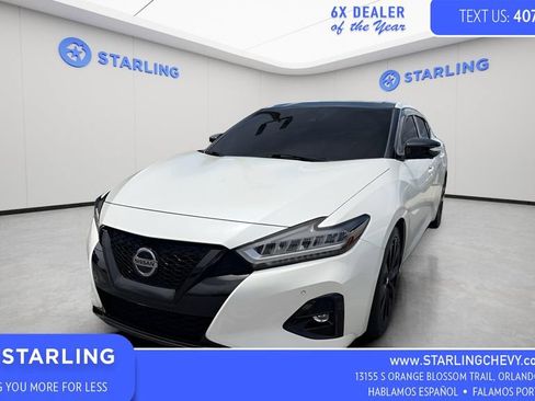 Used 2021 Nissan Maxima SR w/ Sport Mat Group FWD image 1