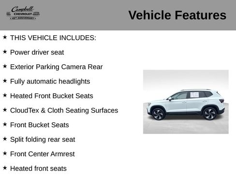 Used 2025 Volkswagen Taos SE AWD/4WD image 5