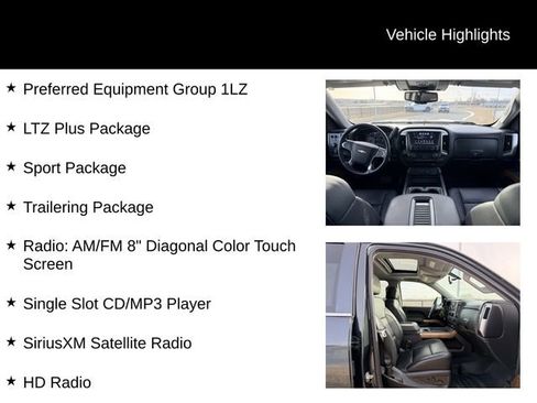Certified 2018 Chevrolet Silverado 1500 LTZ w/ Sport Package image 12