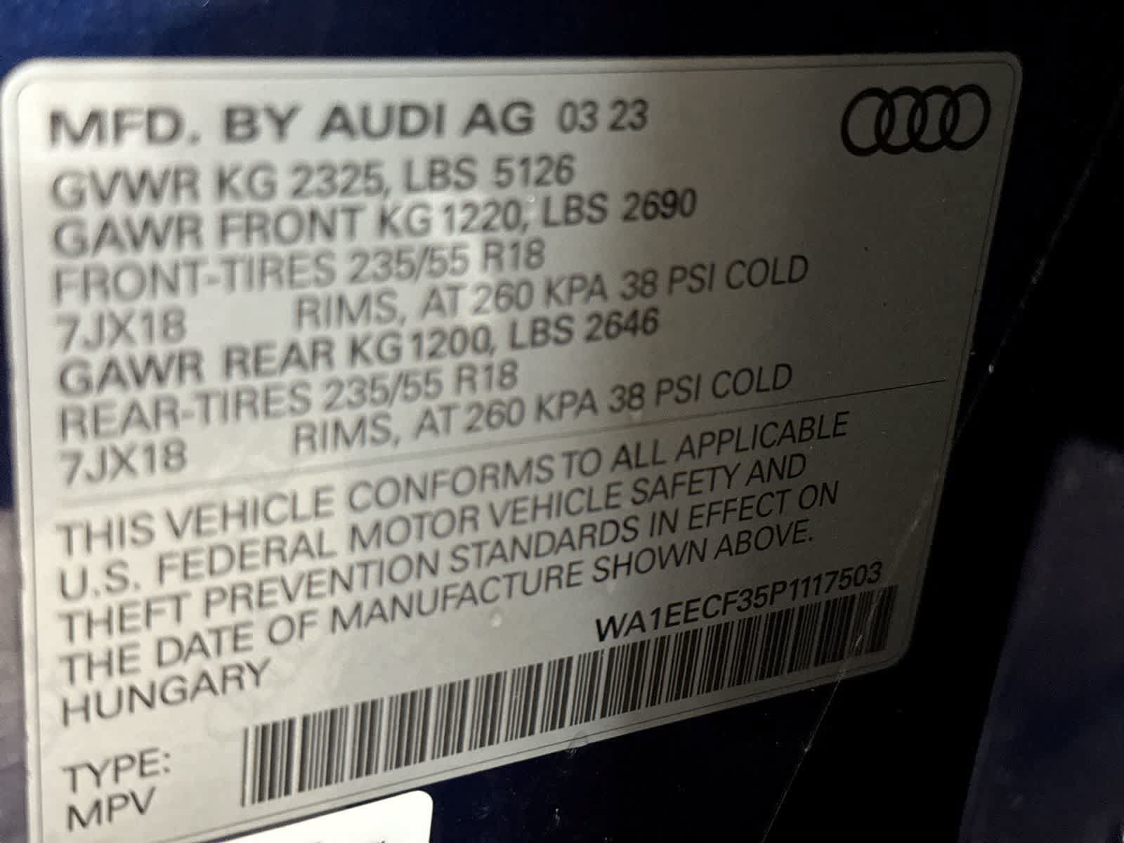 Used 2023 Audi Q3 2.0T Premium Plus w/ Premium Plus Package AWD/4WD image 42