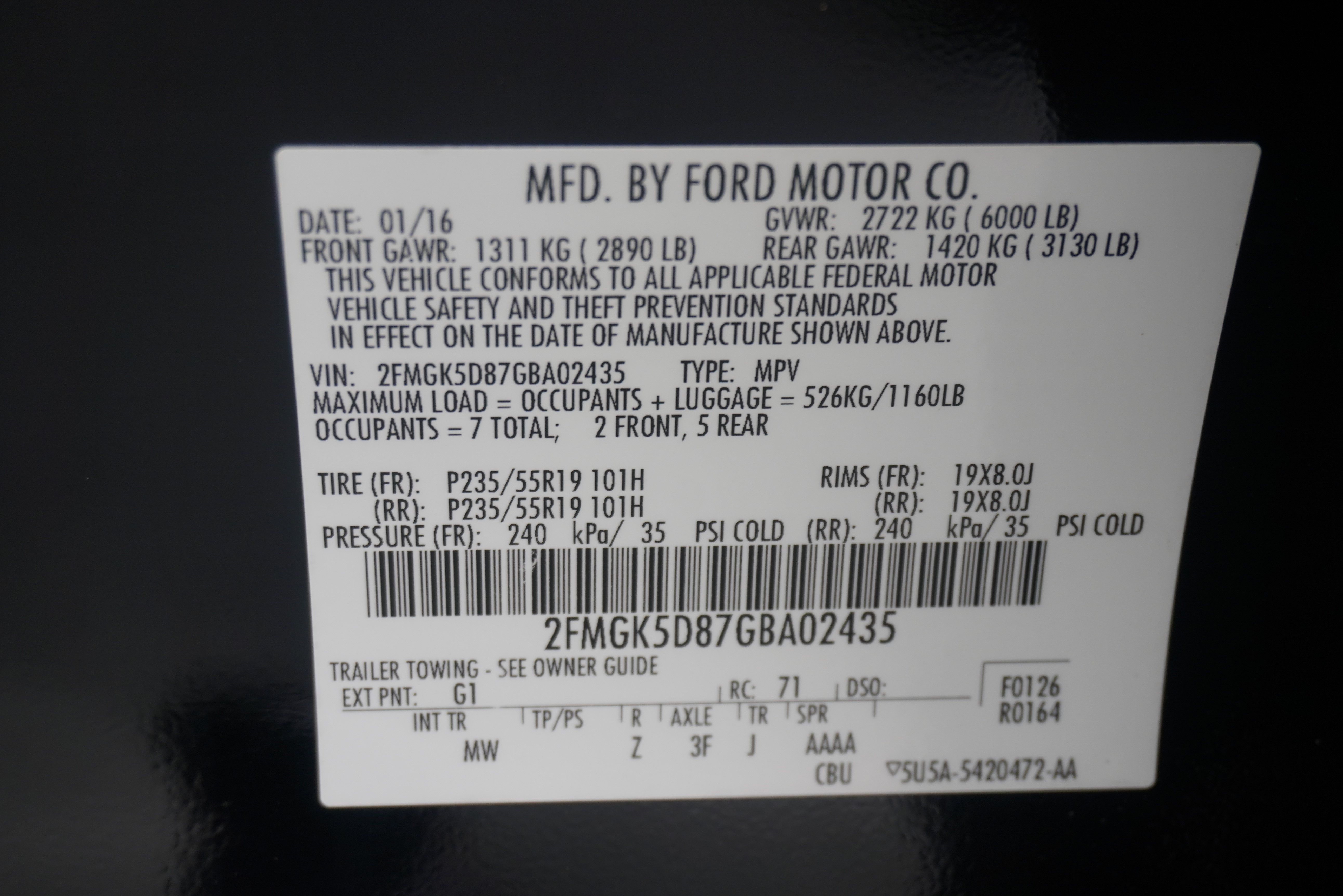 Used 2016 Ford Flex Limited FWD image 30