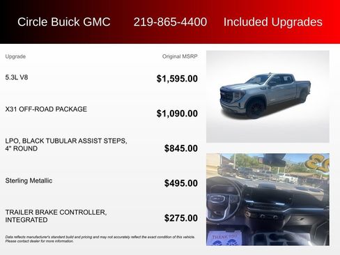 Used 2023 GMC Sierra 1500 Elevation w/ X31 Off-Road Package AWD/4WD image 3