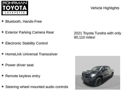 Used 2021 Toyota Tundra TRD Pro AWD/4WD image 7