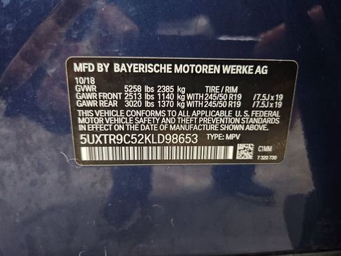Used 2019 BMW X3 xDrive30i w/ Driving Assistance Package AWD/4WD image 58