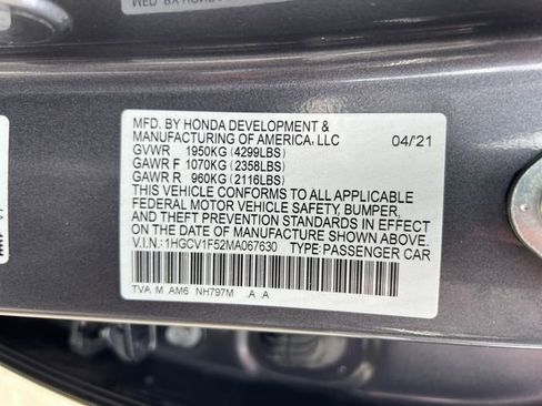 Used 2021 Honda Accord EX-L image 17