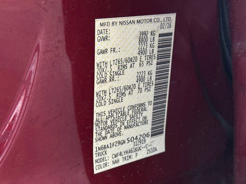 Used 2016 Nissan Titan Platinum Reserve image 26