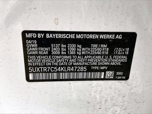 Used 2019 BMW X3 sDrive30i w/ Driving Assistance Package RWD image 8