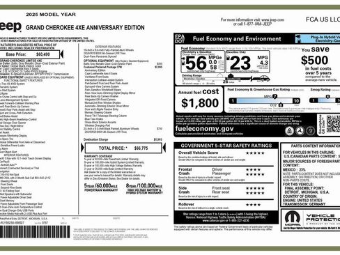 Certified 2025 Jeep Grand Cherokee Limited 4xe image 4