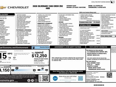 New 2026 Chevrolet Silverado 1500 ZR2