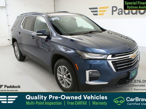 Certified 2023 Chevrolet Traverse LT w/ LPO, Floor Liner Package AWD/4WD image 1