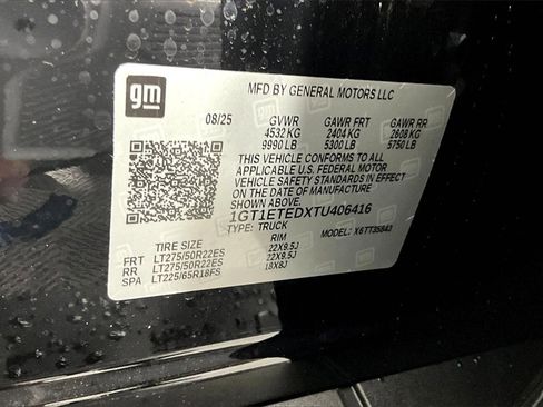 New 2026 GMC Sierra EV Elevation w/ LPO, Elevation Dark Package image 9