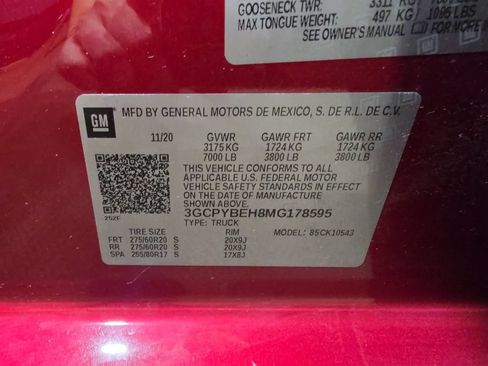Used 2021 Chevrolet Silverado 1500 Custom AWD/4WD image 25