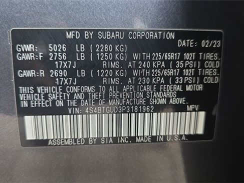 Used 2023 Subaru Outback Wilderness image 32