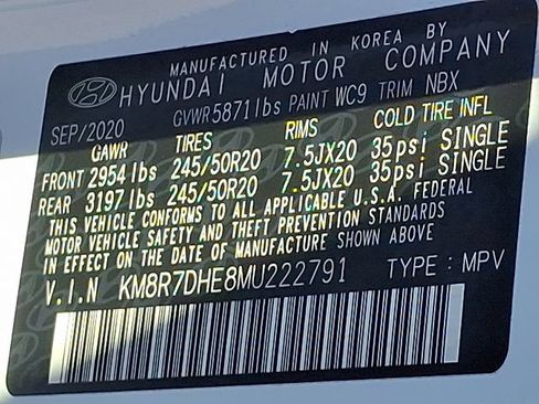 Certified 2021 Hyundai Palisade Calligraphy w/ Cargo Package AWD/4WD image 25