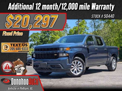 Used 2021 Chevrolet Silverado 1500 Custom RWD image 1