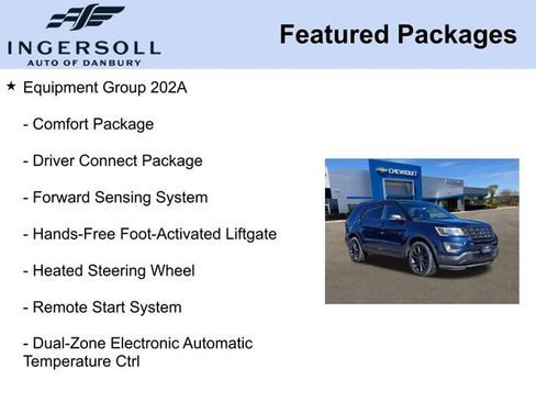 Used 2017 Ford Explorer XLT w/ Equipment Group 202A image 8