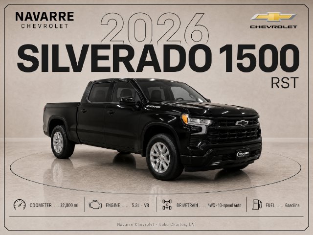 Used 2026 Chevrolet Silverado 1500 RST AWD/4WD image 1