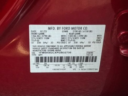 Used 2023 Ford Explorer ST w/ Equipment Group 401A AWD/4WD image 14