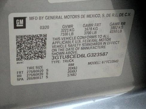 Used 2020 GMC Sierra 1500 Elevation w/ Elevation Value Package image 20