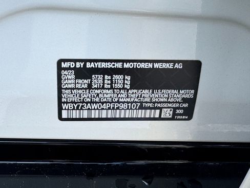 Used 2023 BMW i4 eDrive40 w/ M Sport Package RWD image 52