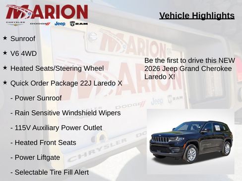 New 2026 Jeep Grand Cherokee Laredo X AWD/4WD image 5