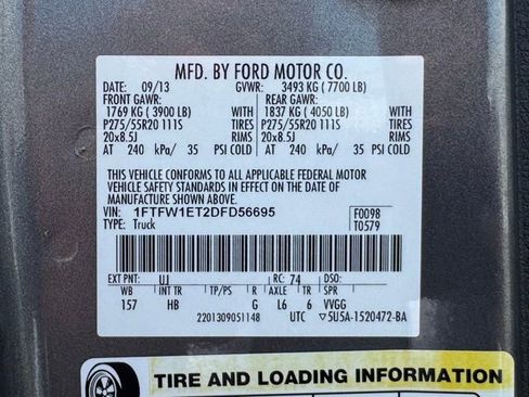 Used 2013 Ford F150 Lariat w/ Luxury Equipment Group AWD/4WD image 61
