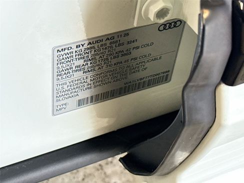 Certified 2026 Audi Q7 3.0T Premium Plus w/ Premium Plus Package AWD/4WD image 33