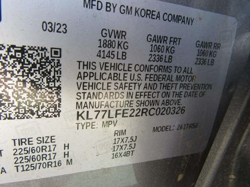 Used 2024 Chevrolet Trax LS w/ LS Convenience Package FWD image 6