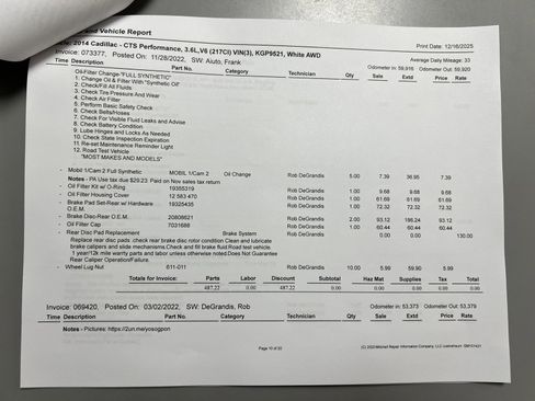 Used 2014 Cadillac CTS Performance image 64