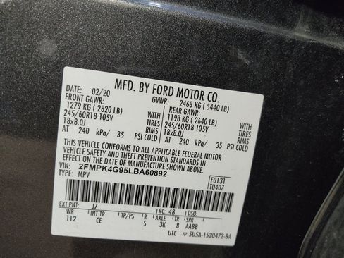 Used 2020 Ford Edge SE AWD/4WD image 33