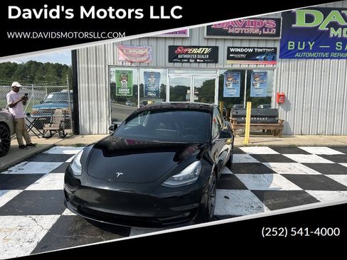 Used 2019 Tesla Model 3 Long Range AWD/4WD image 1