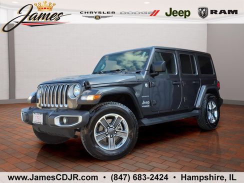 Used 2021 Jeep Wrangler Unlimited Sahara AWD/4WD image 1