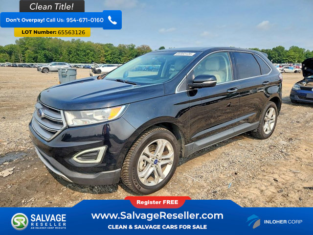 Used 2017 Ford Edge Titanium w/ Technology Package AWD/4WD image 1