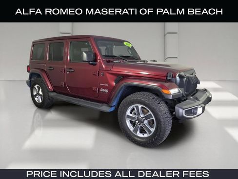 Used 2021 Jeep Wrangler Unlimited Sahara AWD/4WD image 1