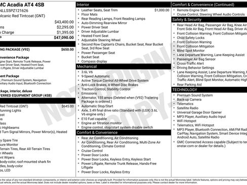 Used 2023 GMC Acadia AT4 w/ Trailering Package AWD/4WD image 43