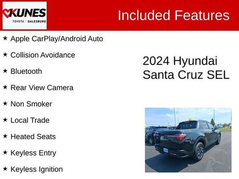 Used 2024 Hyundai Santa Cruz SEL w/ Activity Package FWD image 2