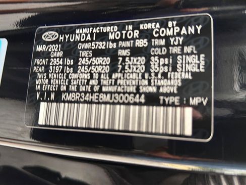 Used 2021 Hyundai Palisade SEL w/ Convenience Package FWD image 43