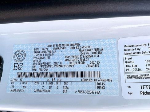 Used 2024 Ford F150 STX w/ STX Black Appearance Package image 22