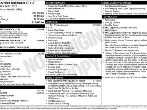 Used 2023 Chevrolet TrailBlazer LT w/ Convenience Package FWD image 6