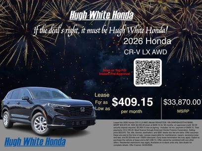 New 2026 Honda CR-V LX