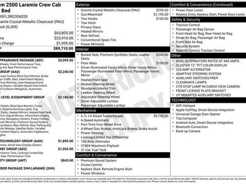 Used 2024 RAM 2500 Laramie w/ Sport Appearance Package AWD/4WD image 36