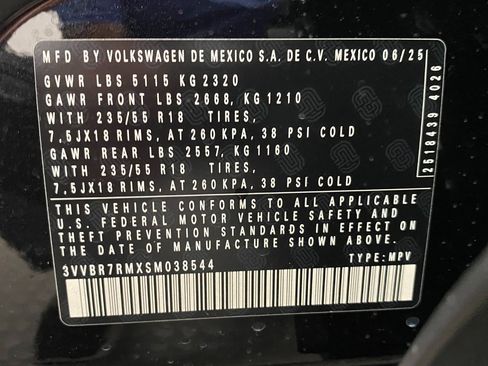 New 2025 Volkswagen Tiguan S image 29