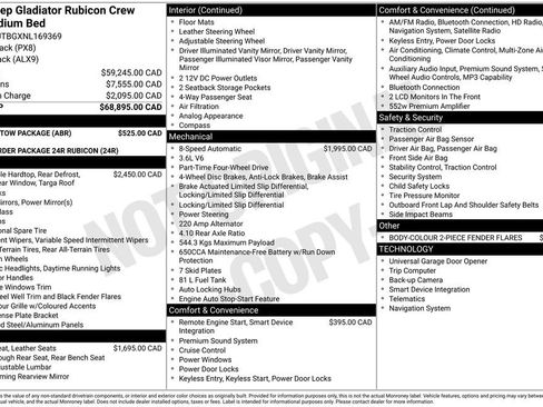 Used 2022 Jeep Gladiator Rubicon w/ Trailer Tow Package AWD/4WD image 44