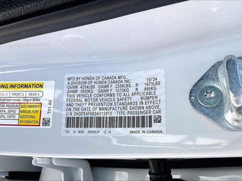 Used 2025 Honda Civic Sport image 35