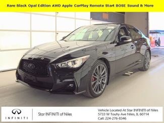Used 2023 INFINITI Q50 Red Sport 400 w/ Black Opal Edition video 1