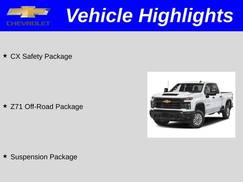 Used 2025 Chevrolet Silverado 2500 Custom w/ Custom Value Package AWD/4WD image 3